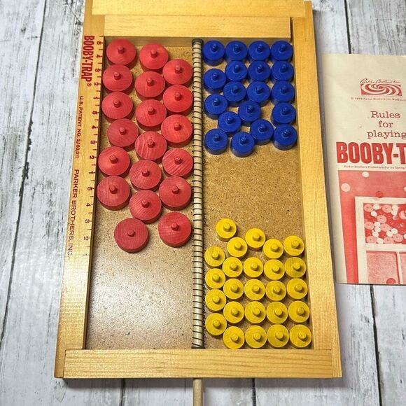 Vintage 1965 Booby Trap Parker Brothers Board Game Made in the USA - Picture 5 of 10